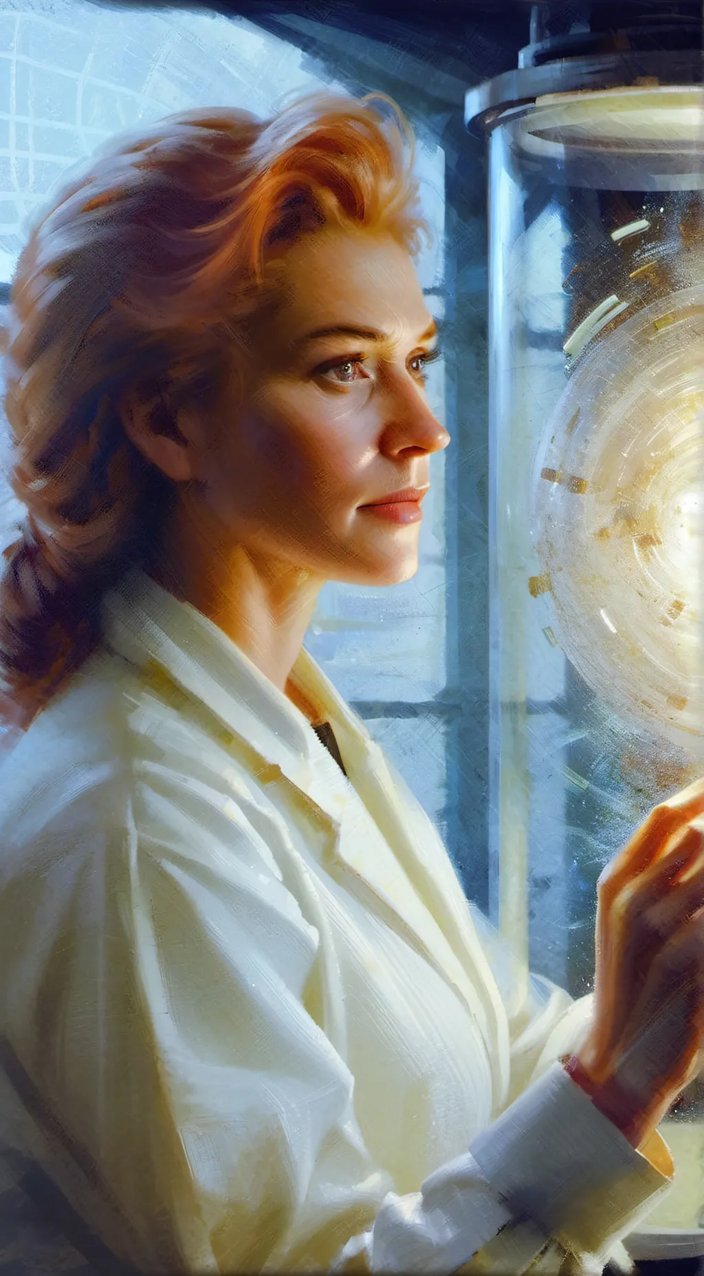 ai character: scientist mom background