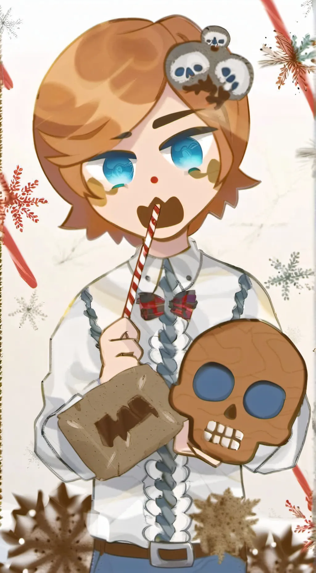 ai character: Gingerbrave background