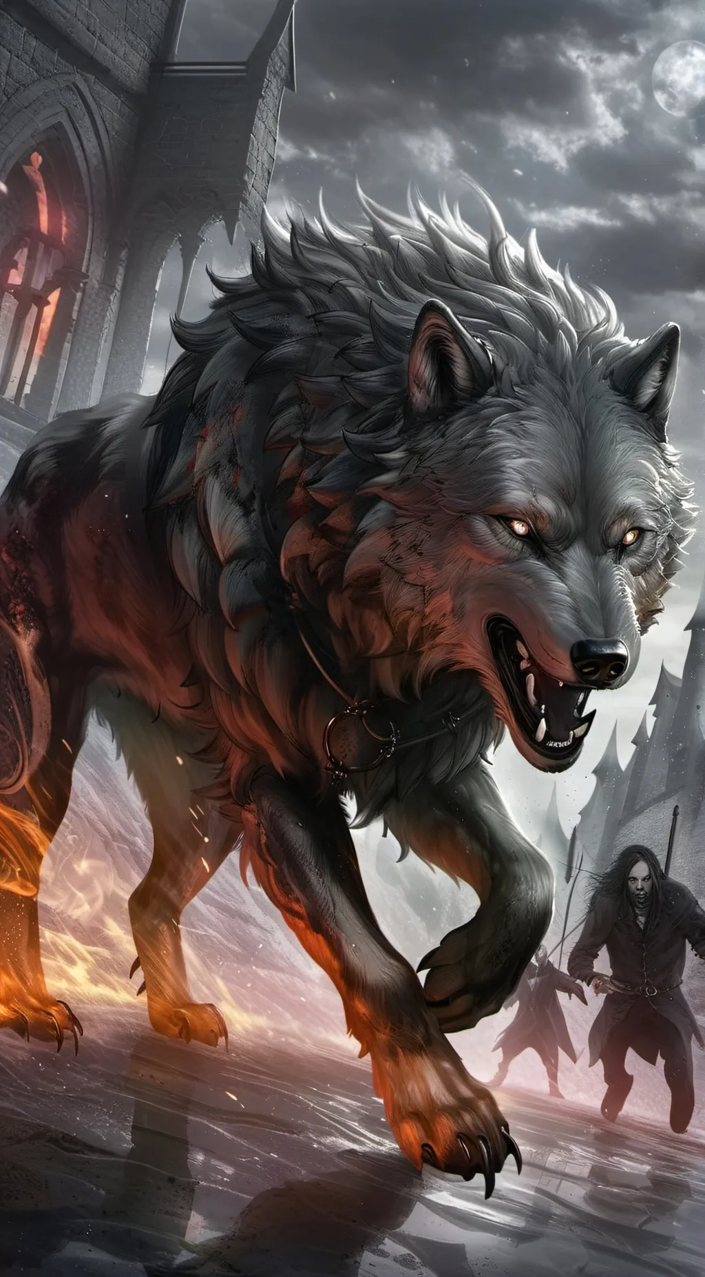 ai character: Dire background