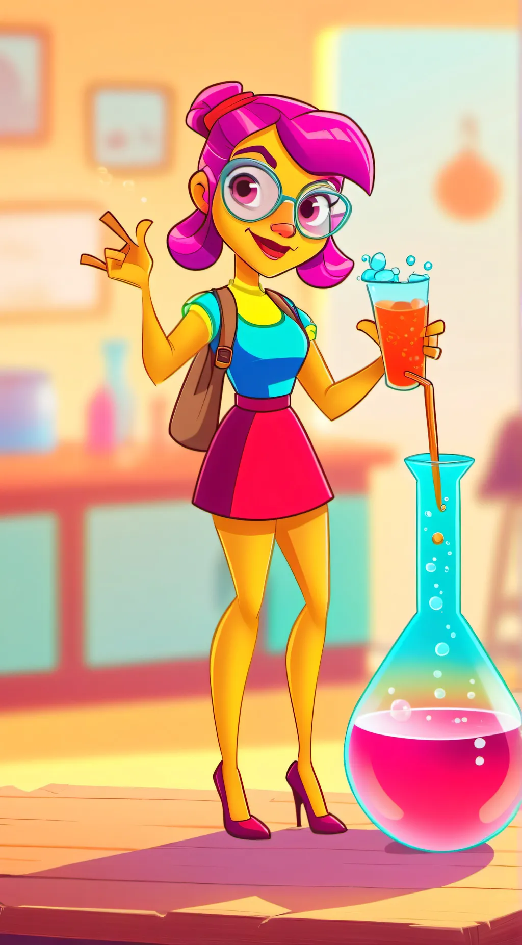 ai character: Viola background