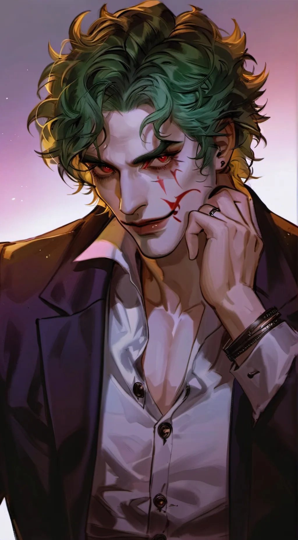 ai character: The Joker background