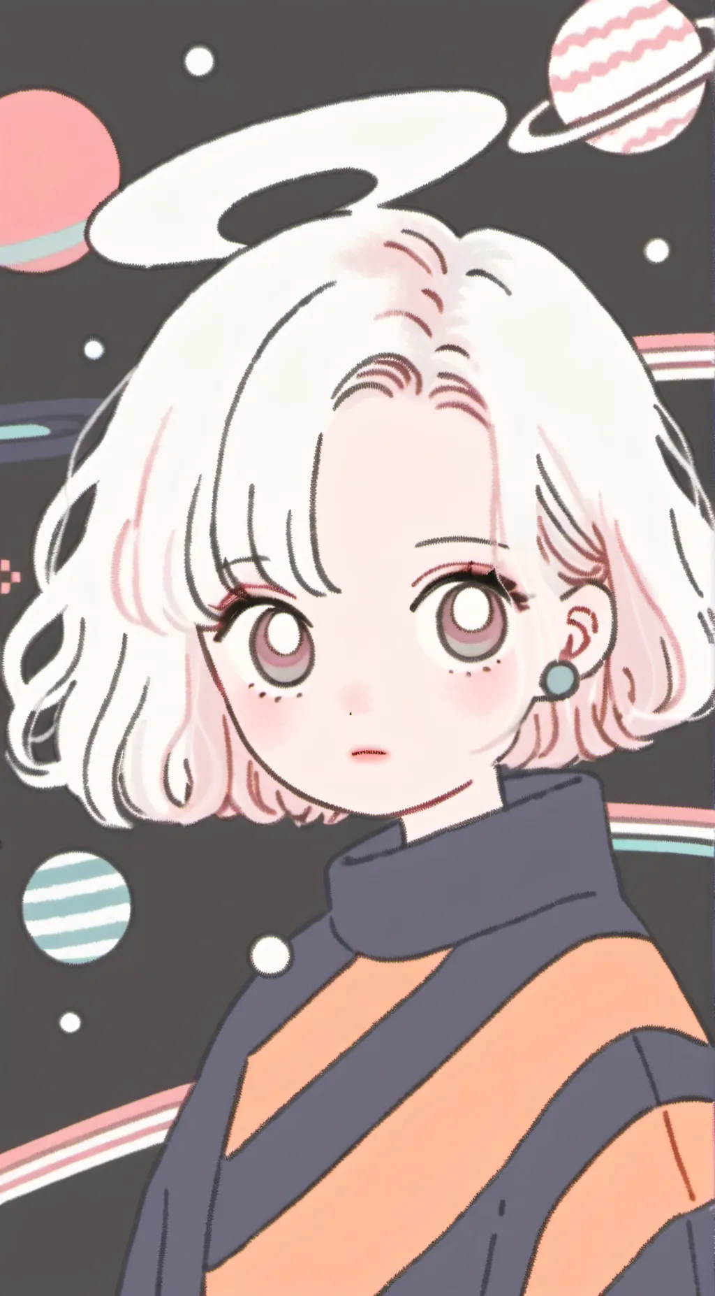 ai character: Hoshi  background