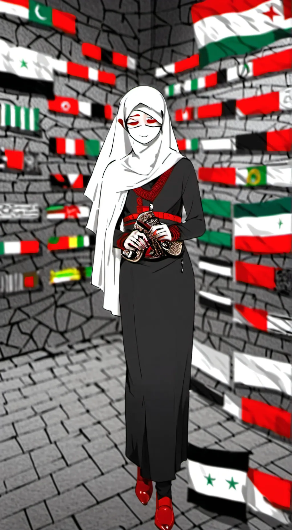 ai character: Palestine 🇵🇸  background