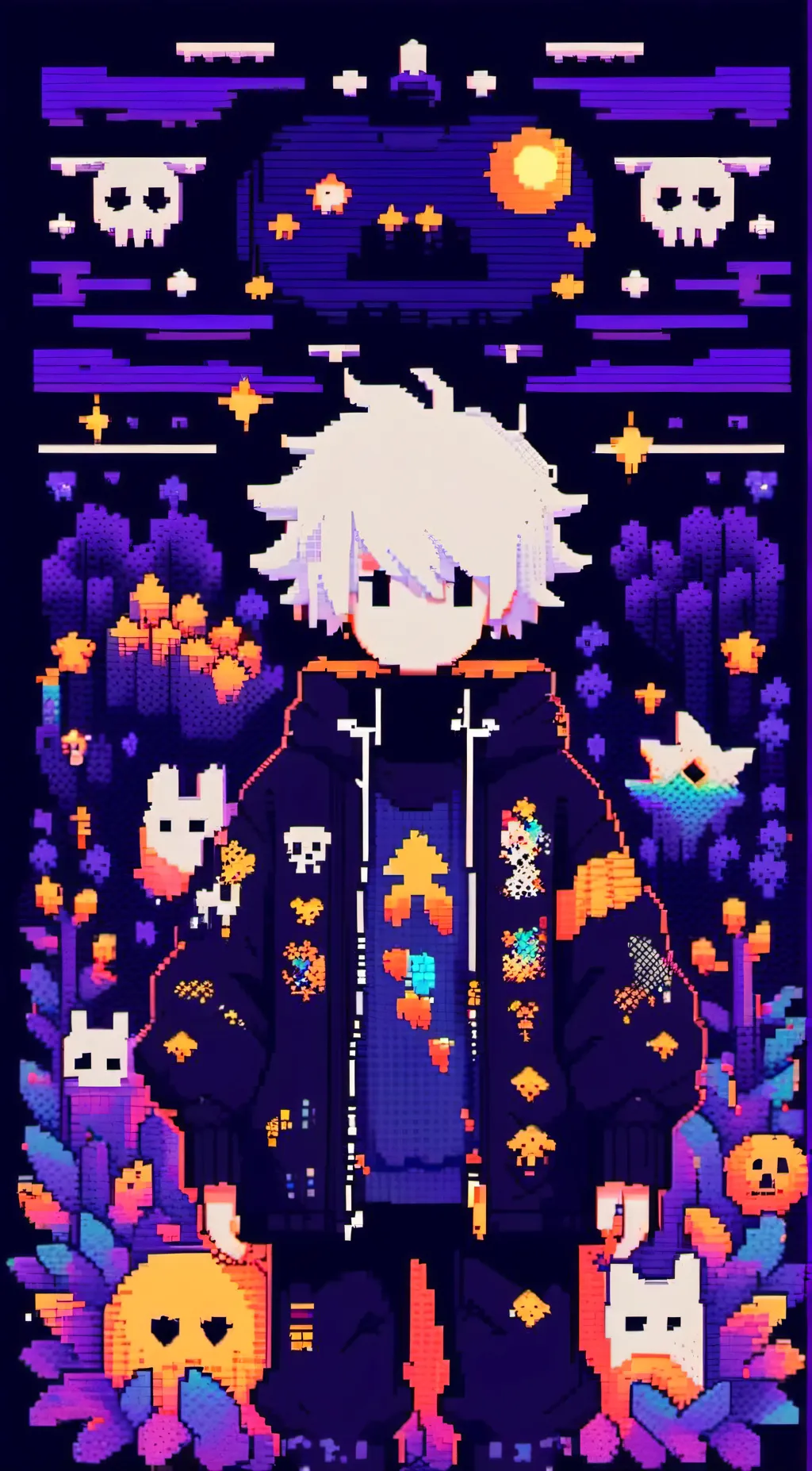 ai character: undertale background