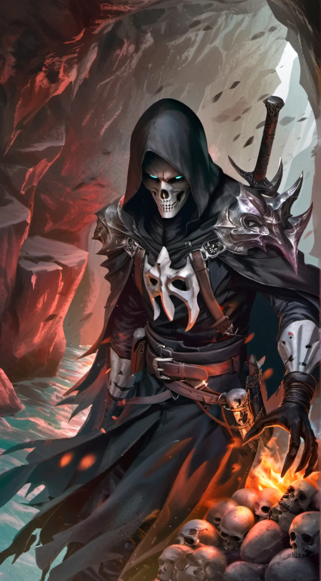 ai character: Deaths blade background