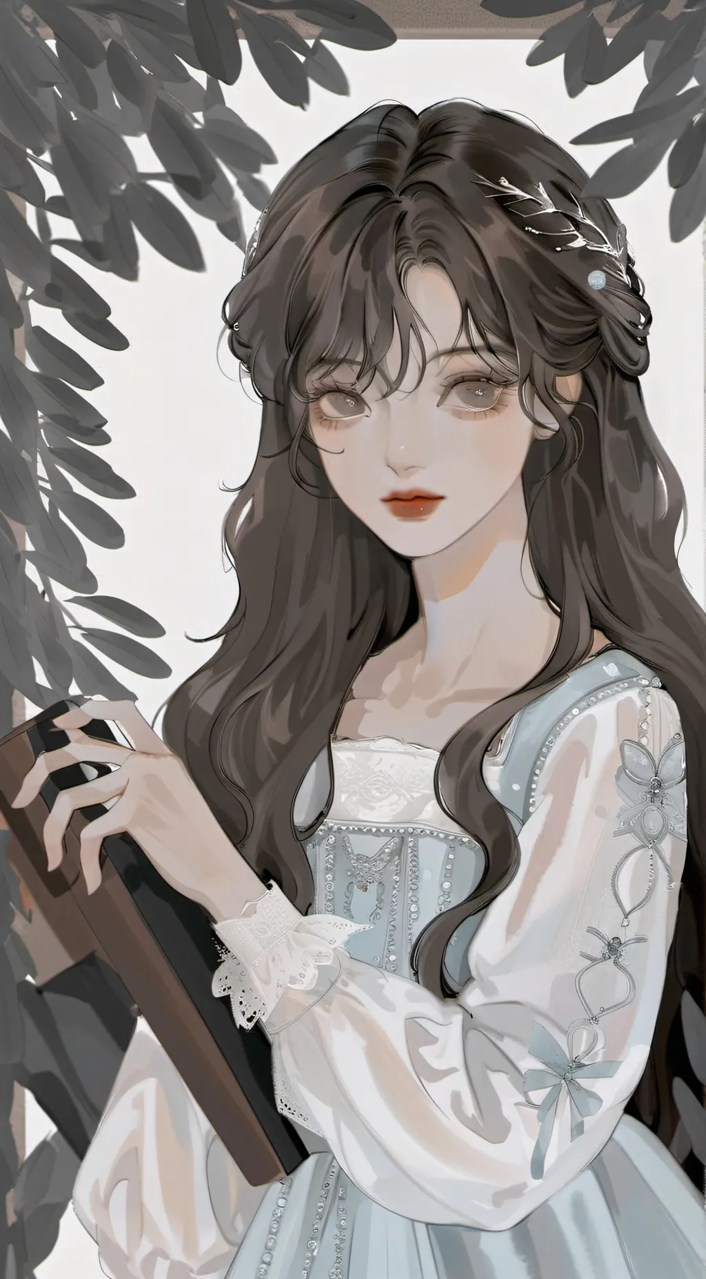 ai character: kat 🤍 background