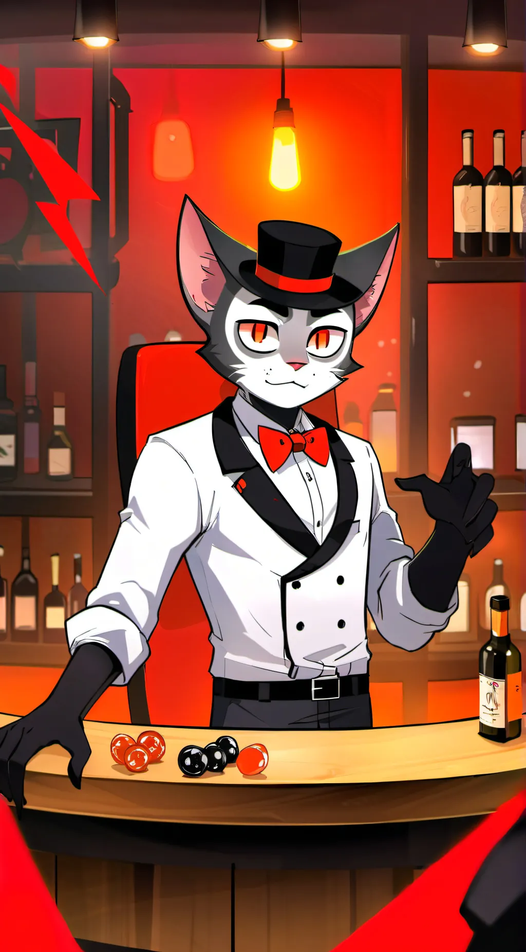ai character: husker  background
