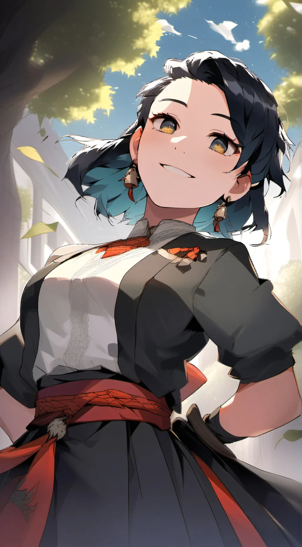 ai character: Momo Tensay background