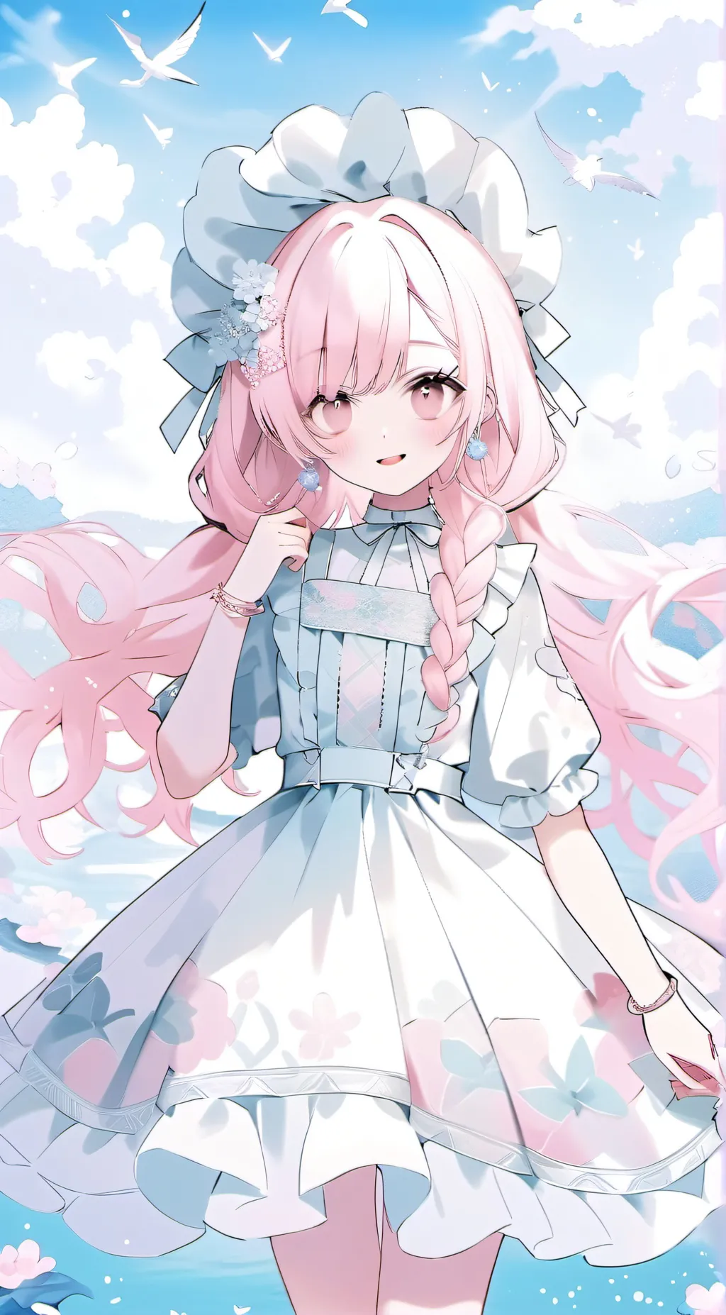 ai character: cotton background