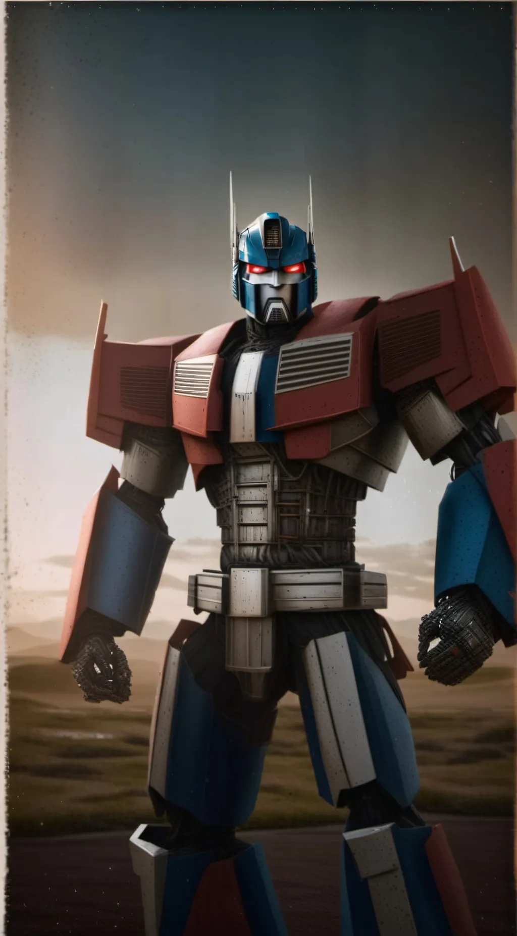 ai character: optimus prime preg background