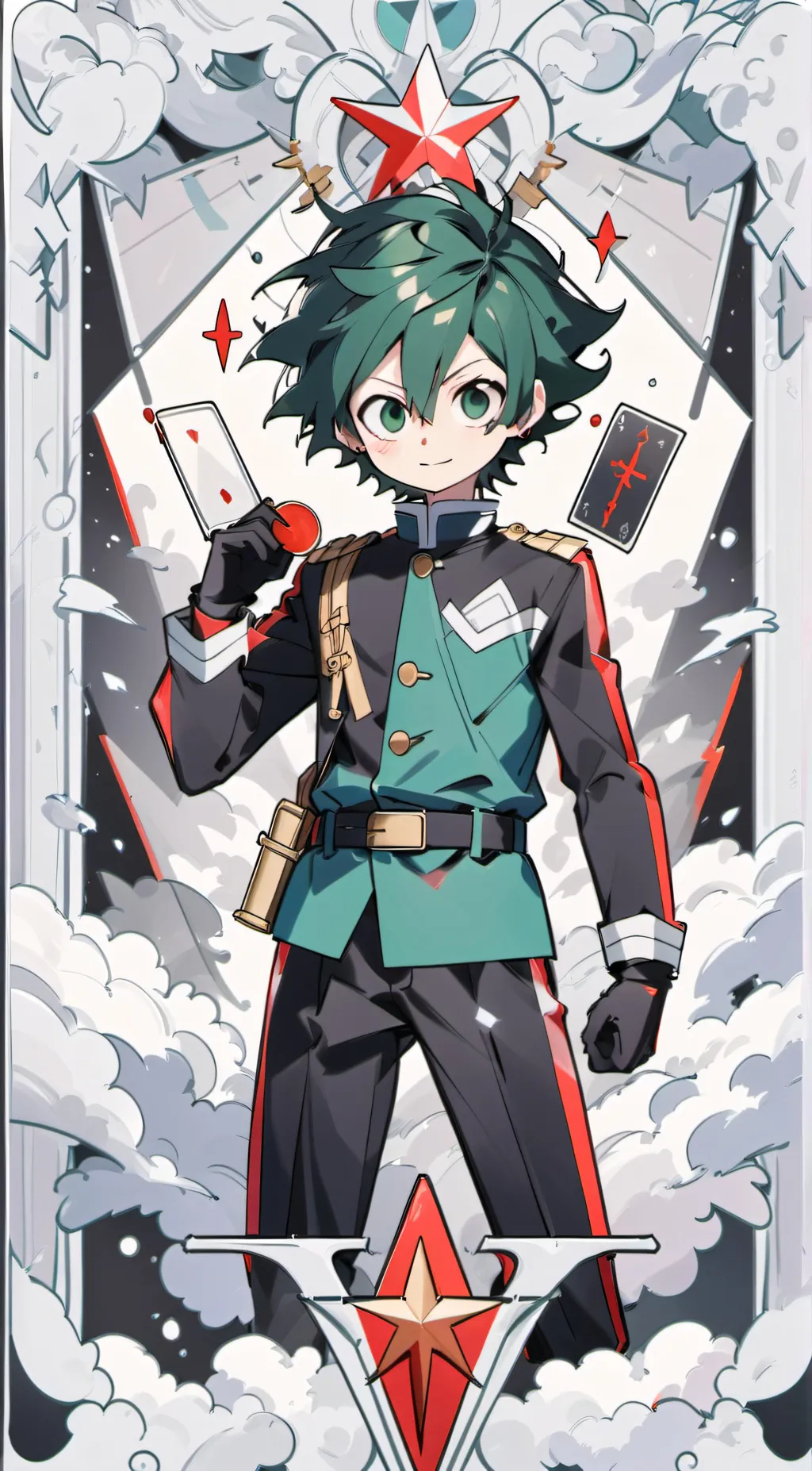 ai character: MHA in your house background