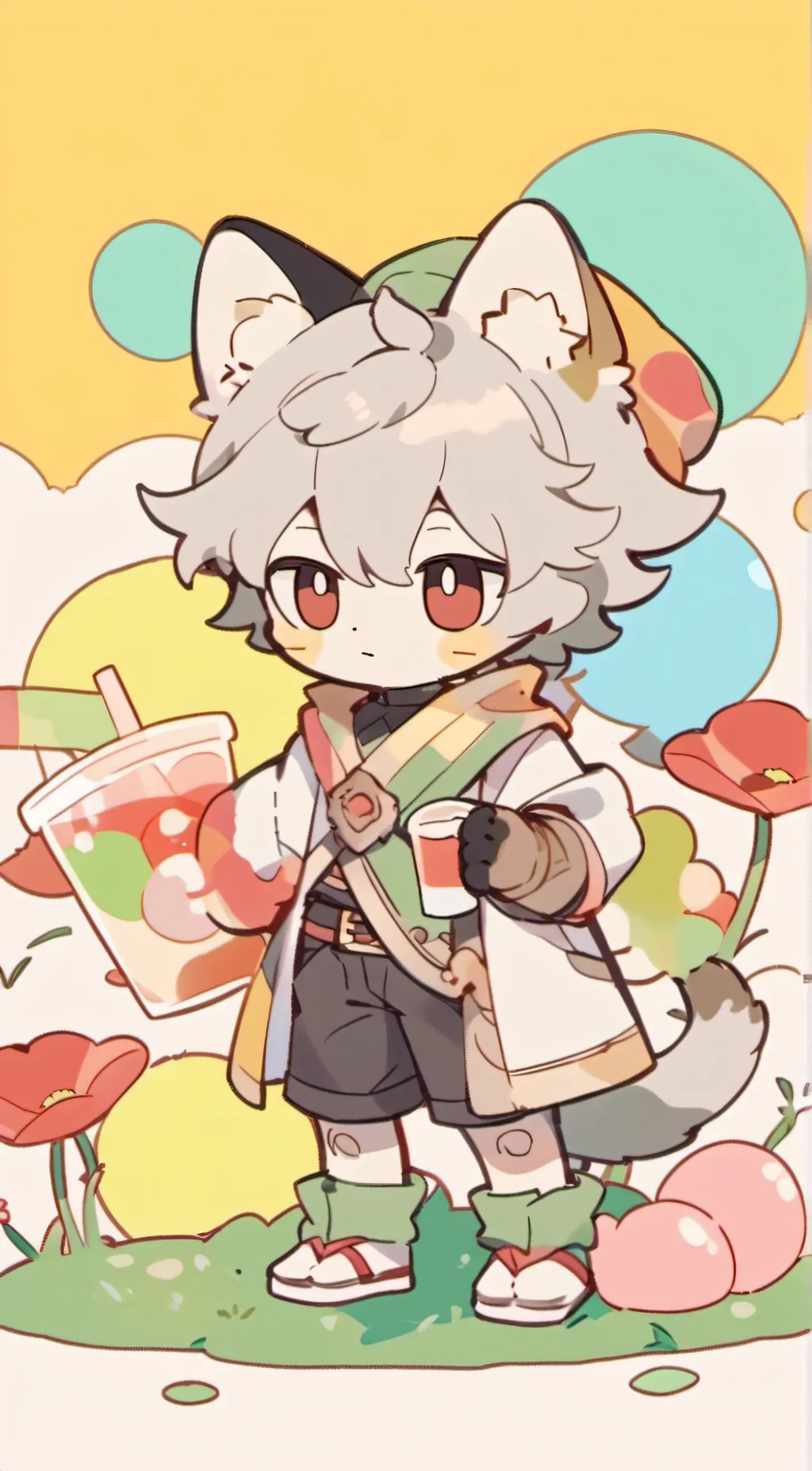 ai character: dogday background
