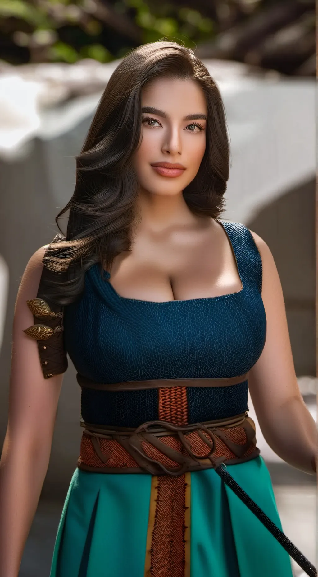 ai character: Angie Laurent  background