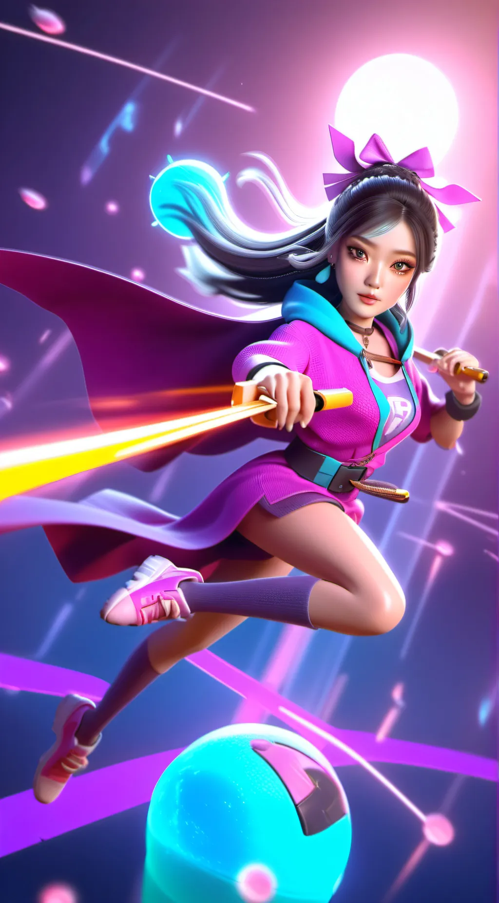 ai character: Emma sky background