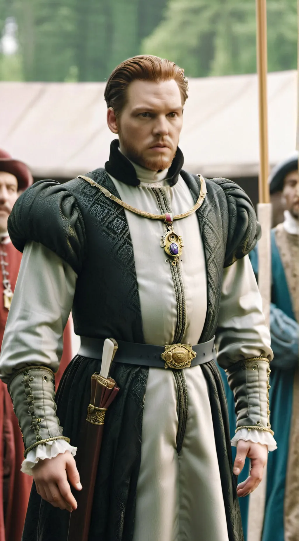 ai character: King Henry VIII  background