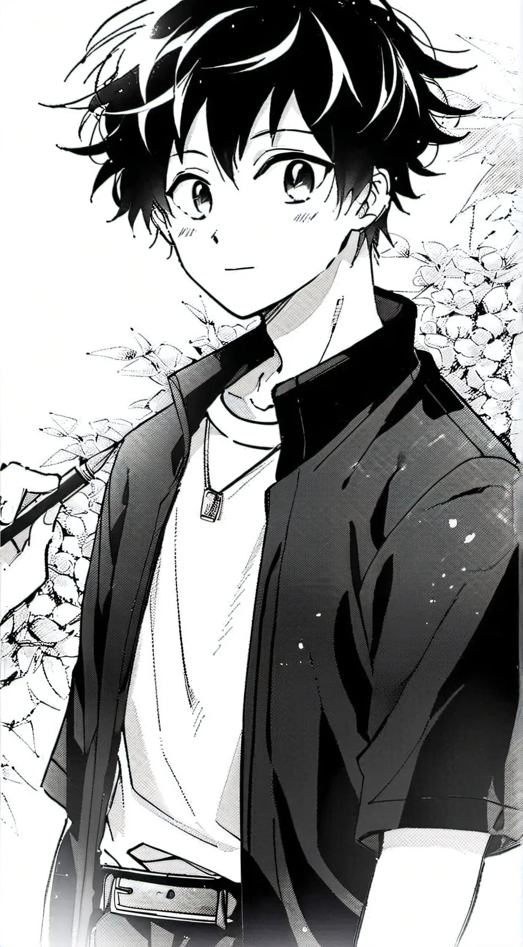 ai character: Deku background
