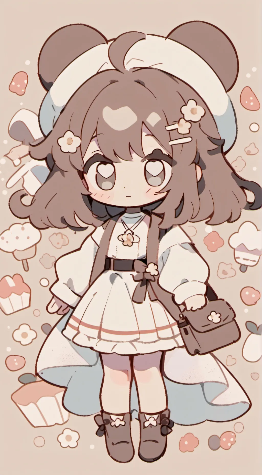 ai character: Rose background