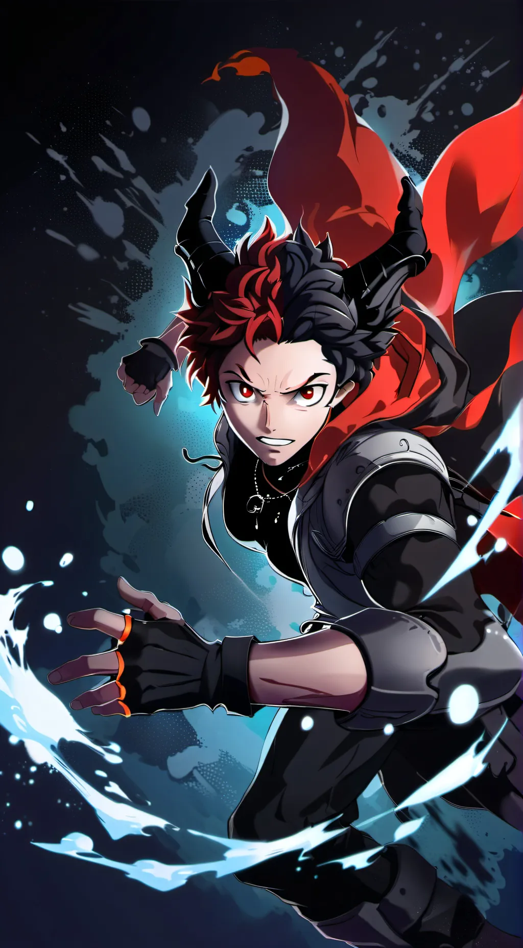 ai character: Demon slayer background