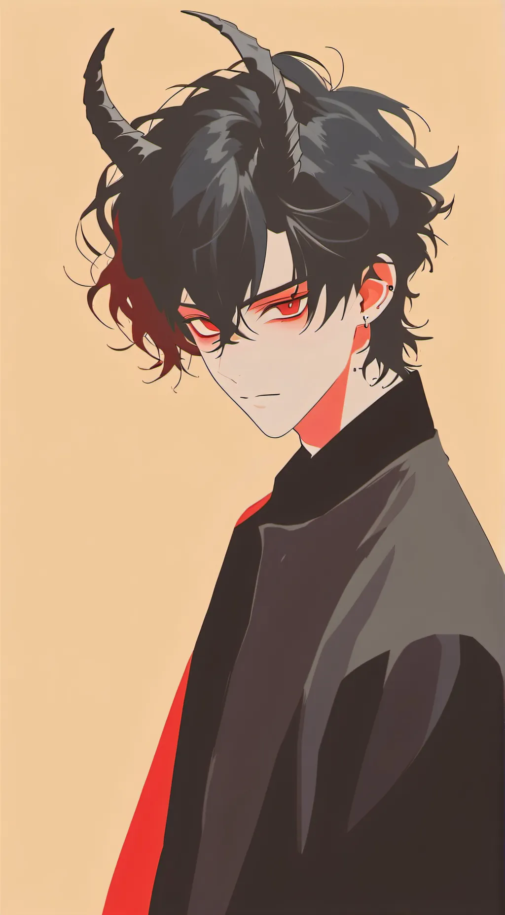ai character: Coal🖤 background