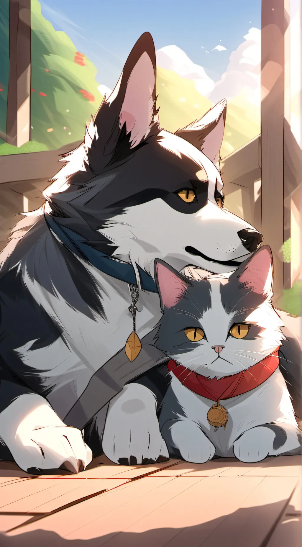 ai character: dogday's trap background