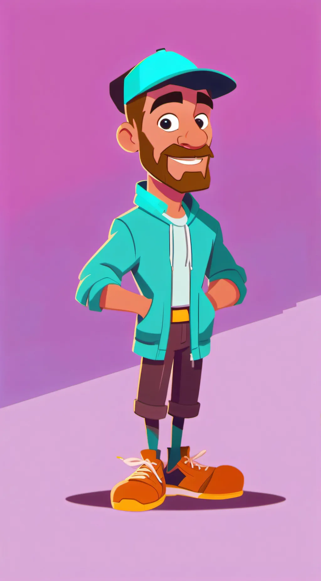 ai character: 🖕🖕🖕 background