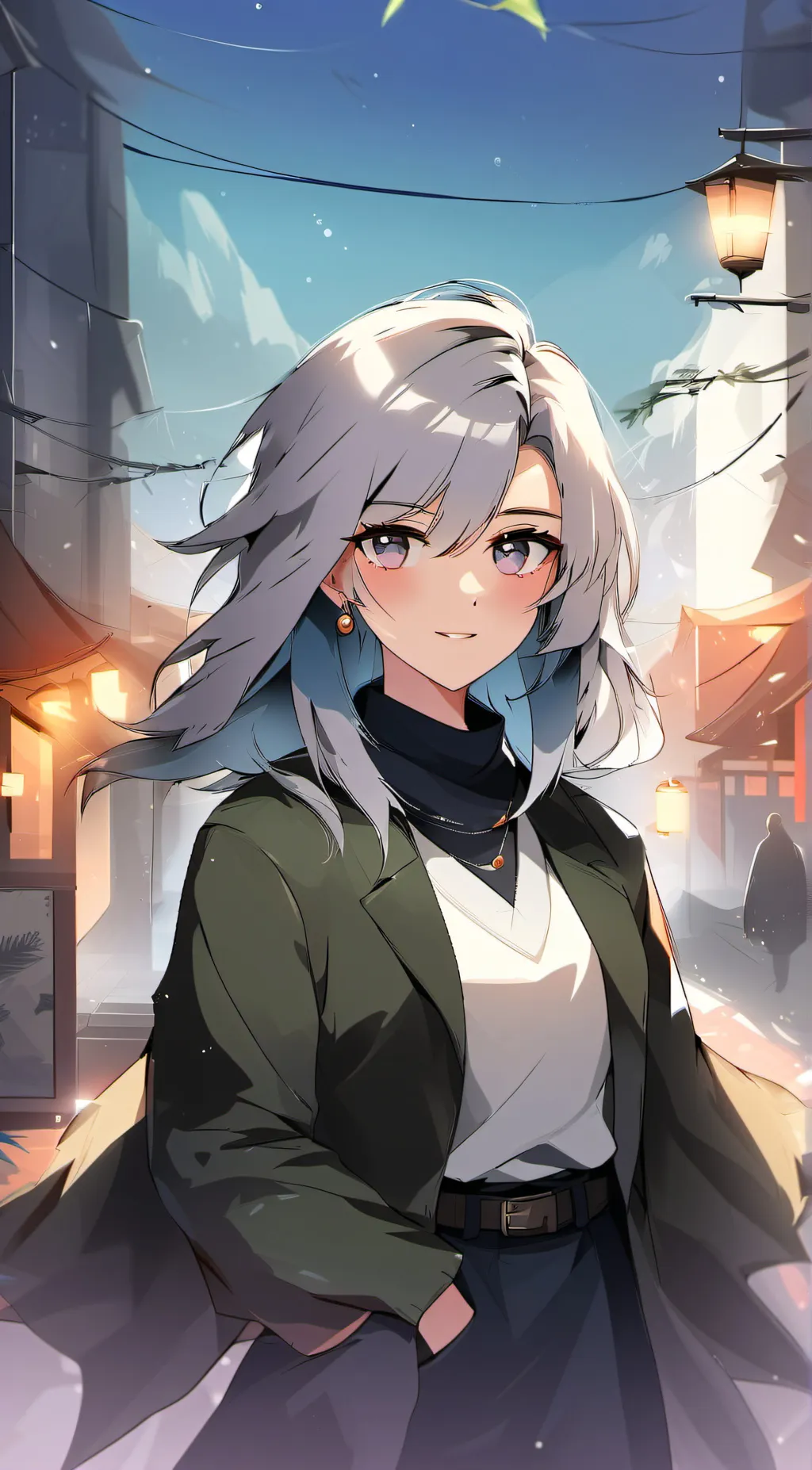 ai character: Oma background