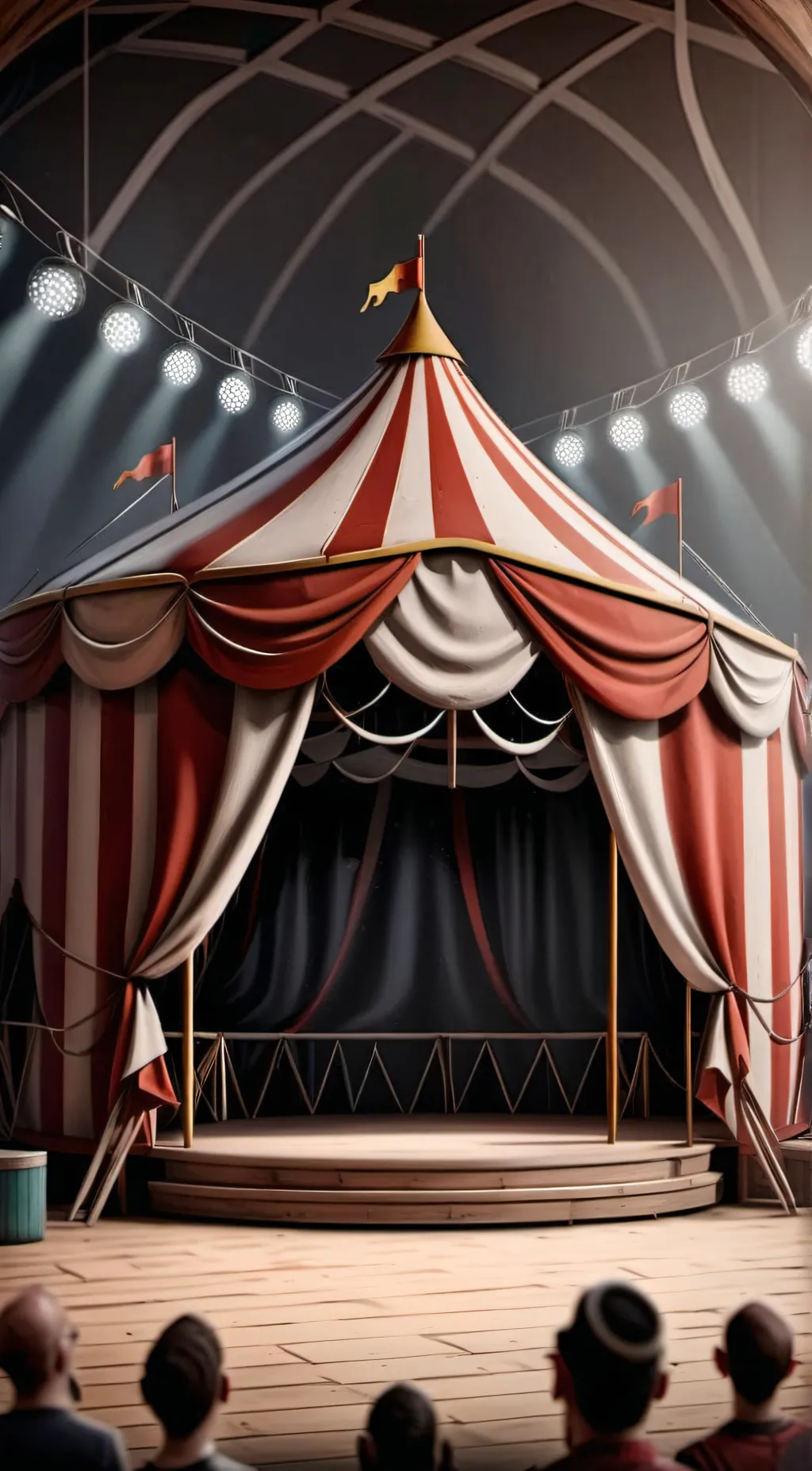 ai character: The goofy circus background