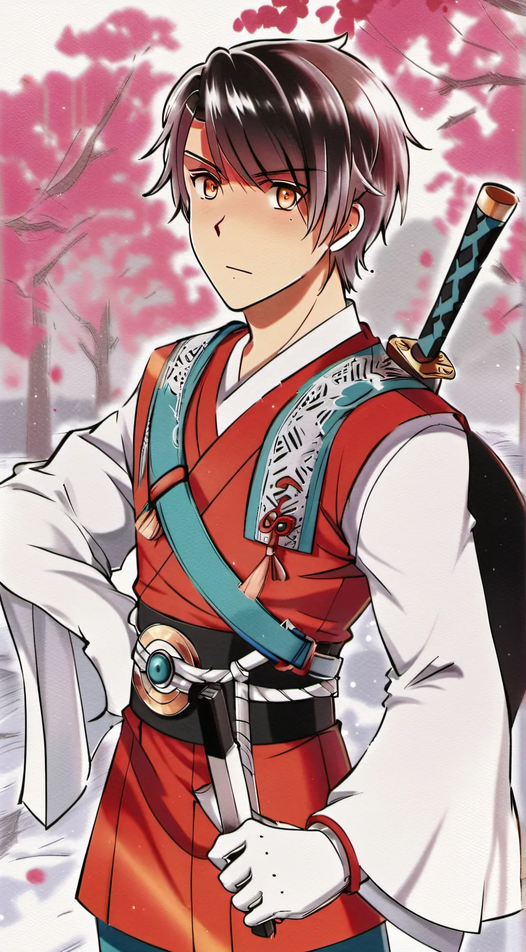ai character: Zao Wang /2p China background