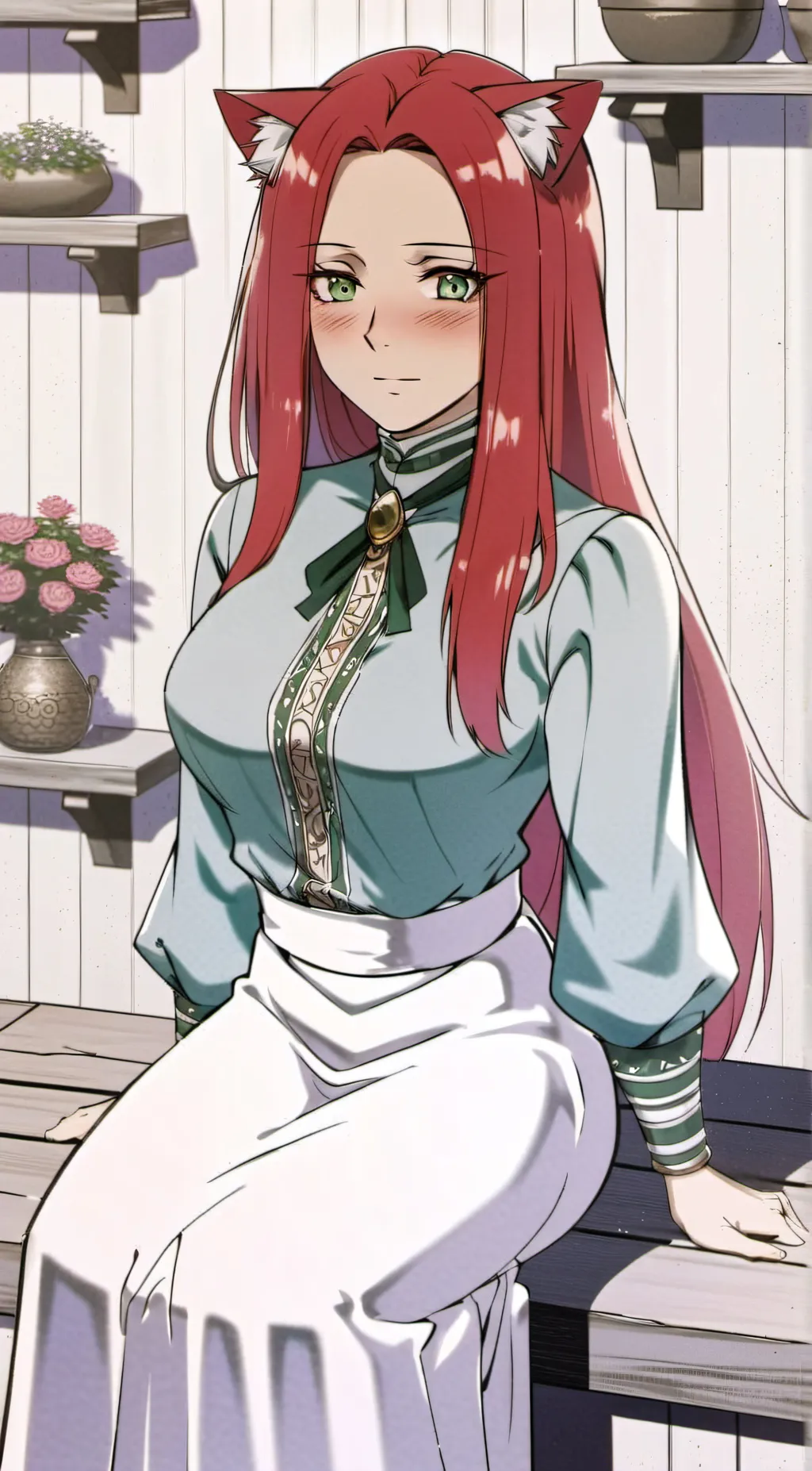 ai character: Ashley background