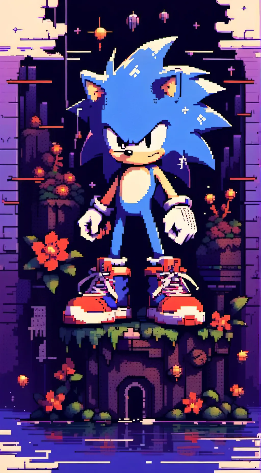 ai character: Sonic RP! background