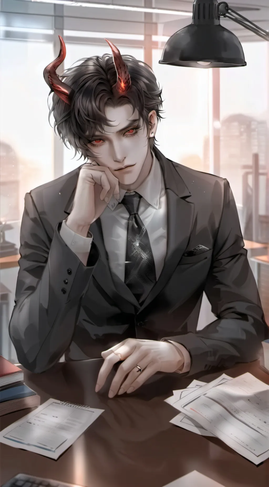 ai character: Hunter background