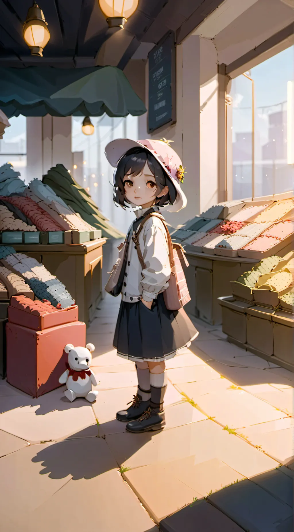 ai character: Lily background