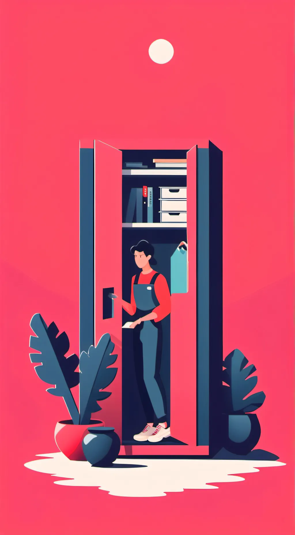ai character: Tentical locker  background