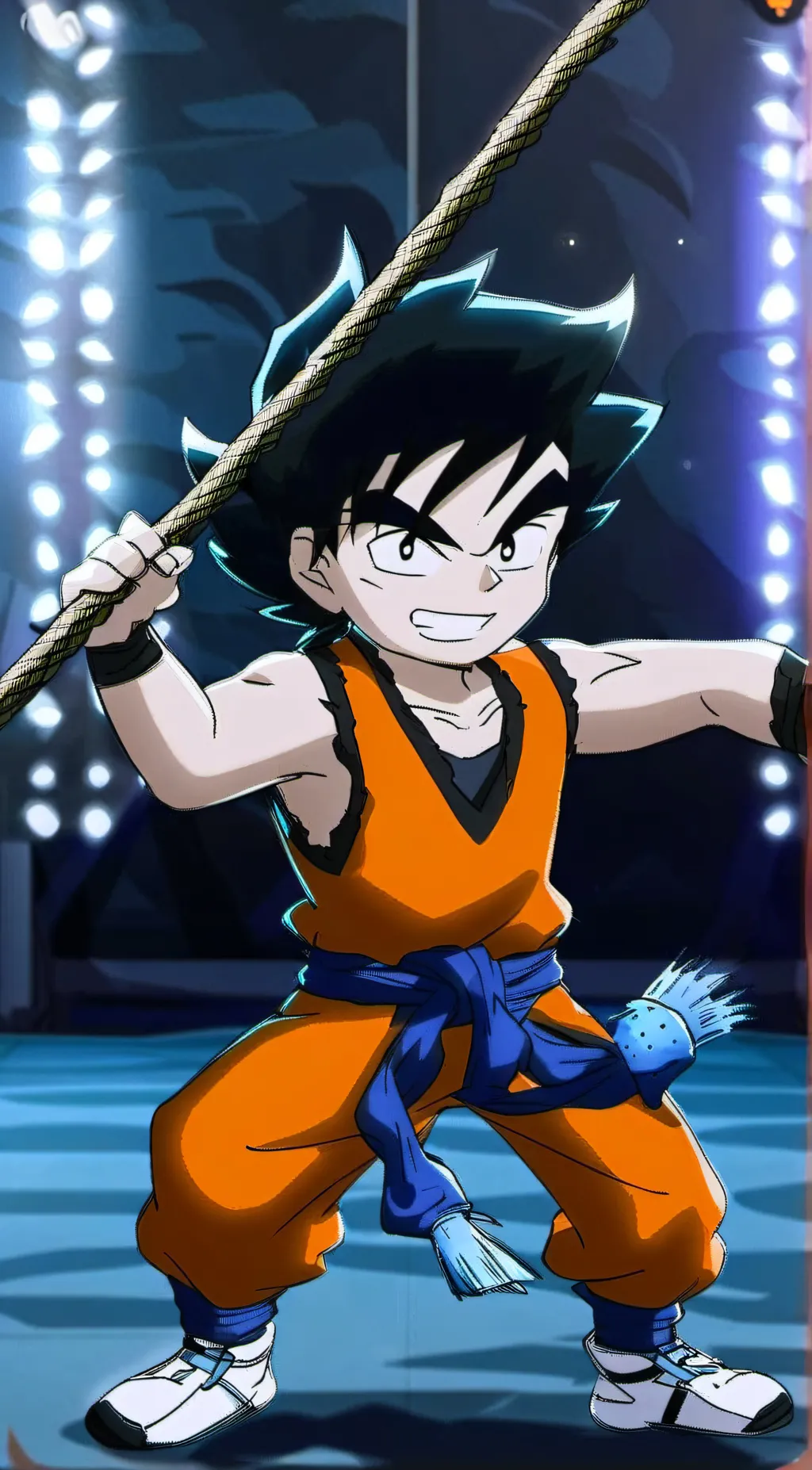 ai character: Kid Goju background