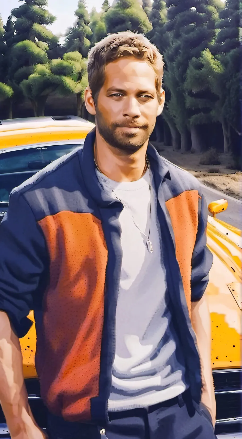 ai character: Paul walker 😭 rip  background