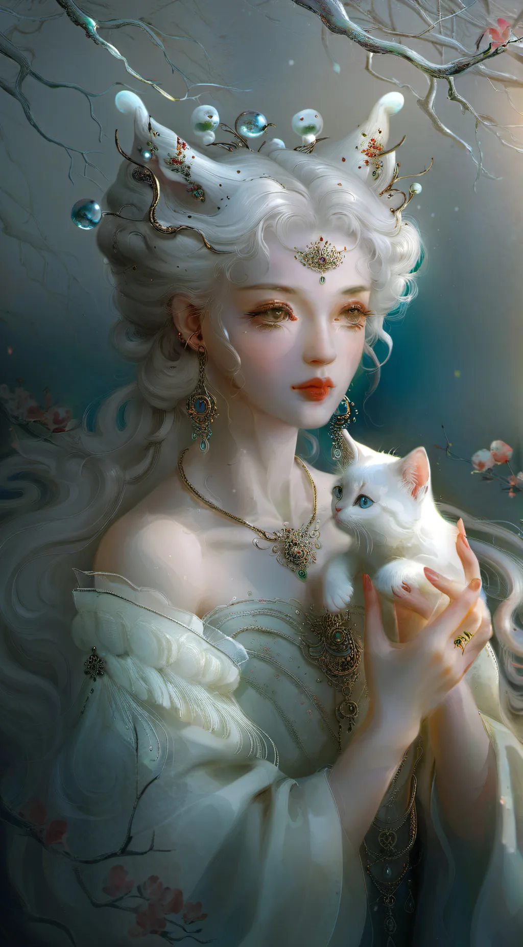 ai character: Pearl background