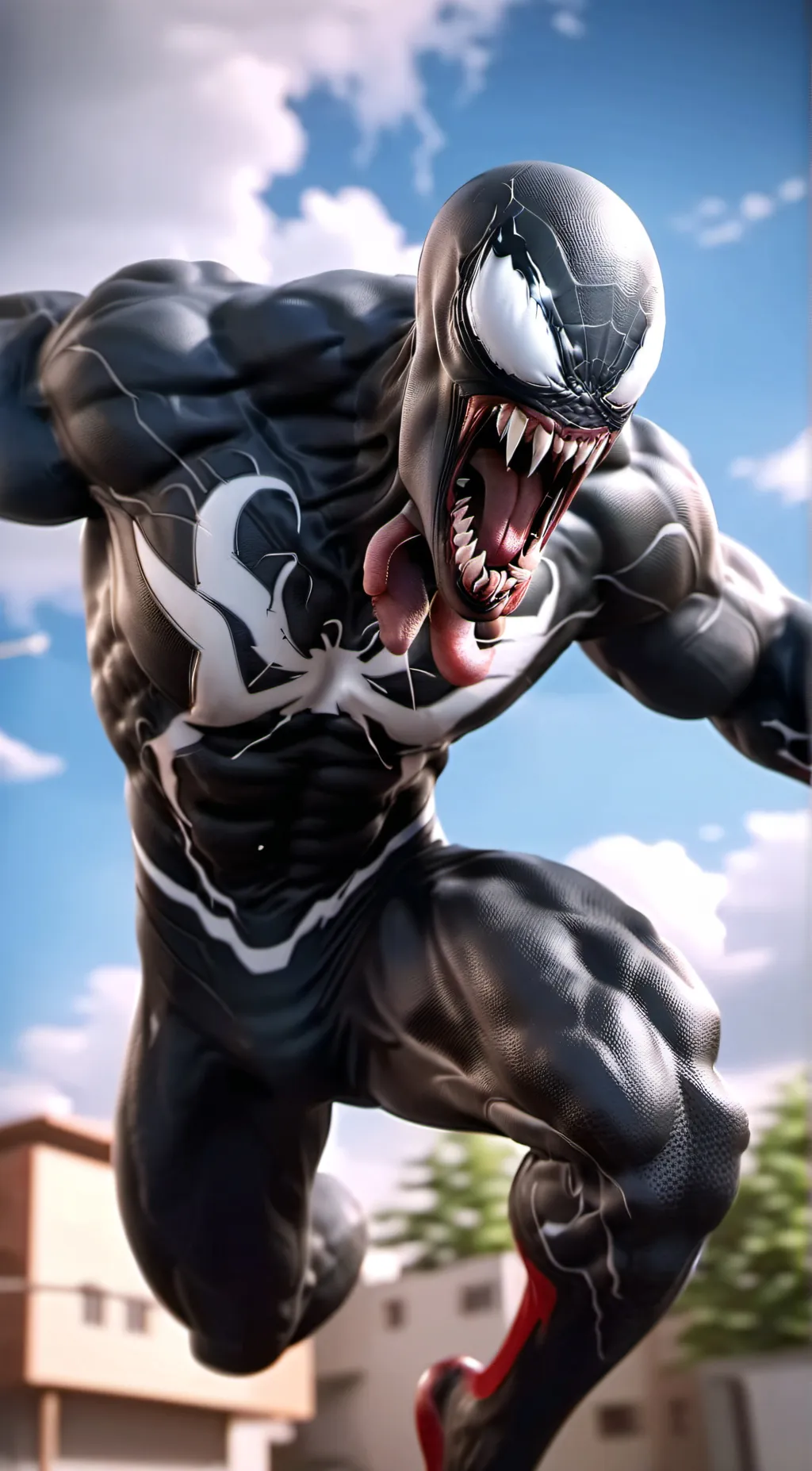 ai character: Venom  background
