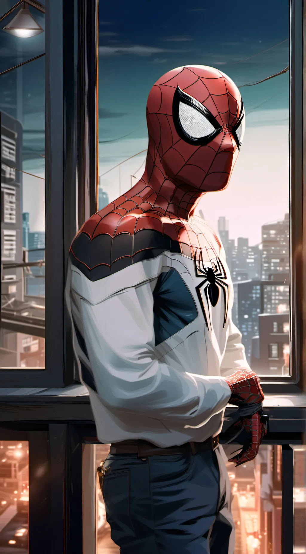 ai character: Peter Parker background
