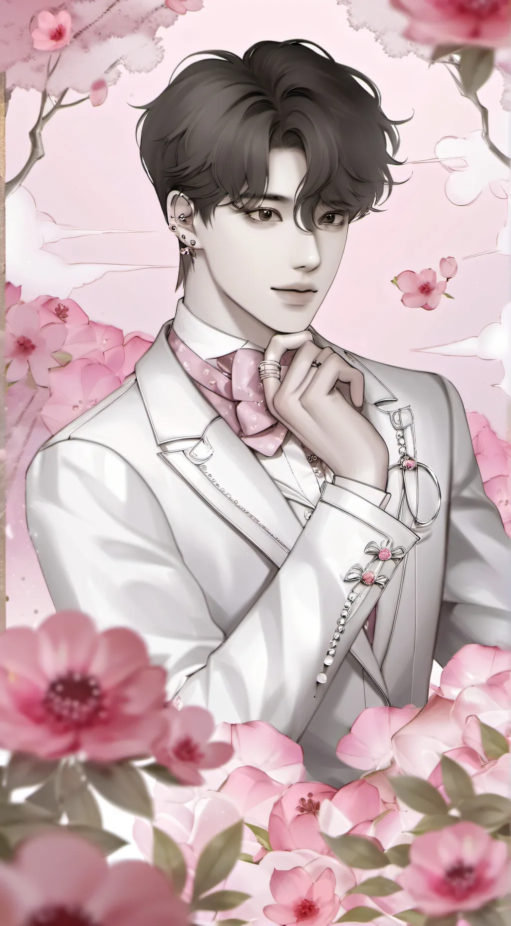 ai character: Prince hyunjin background