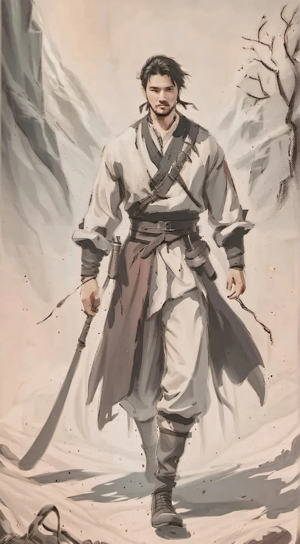 ai character: rajah  background