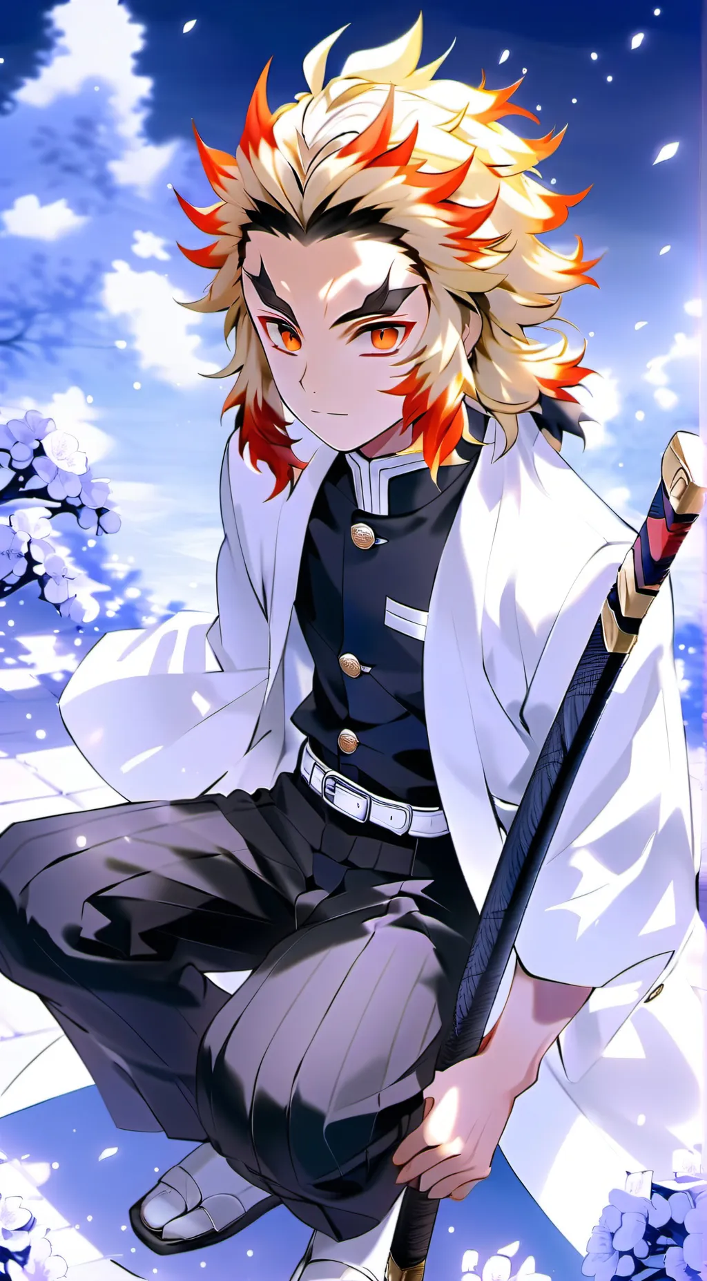 ai character: Kyōjurō Rengoku background