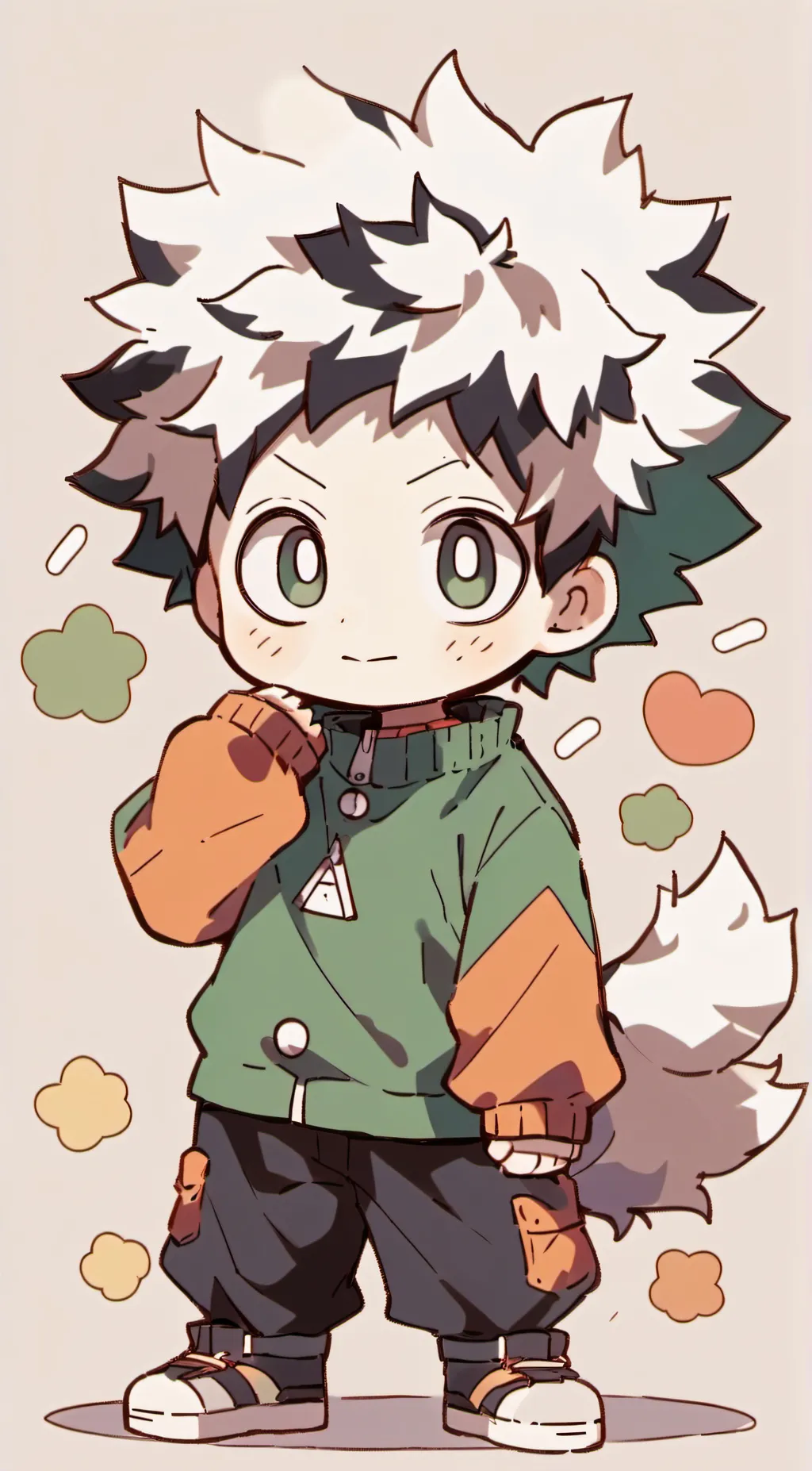 ai character: Bakugo  background