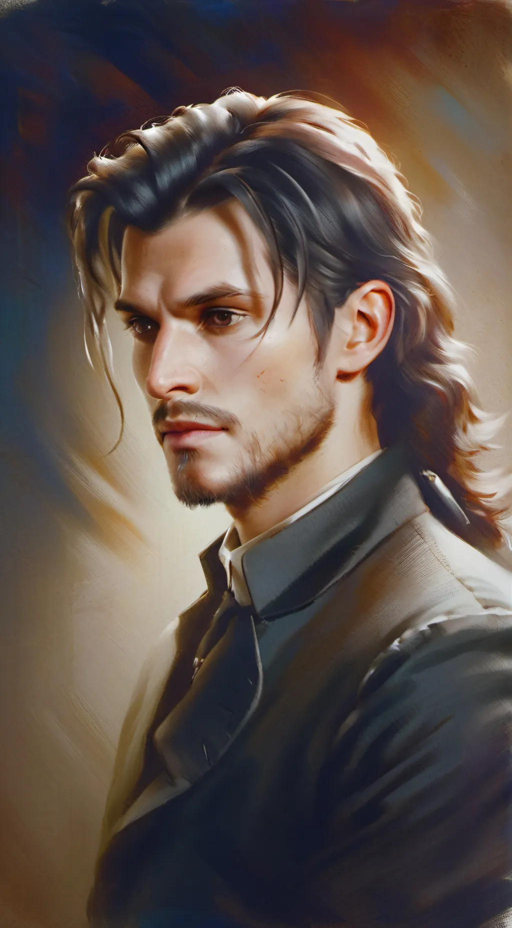 ai character: leon background