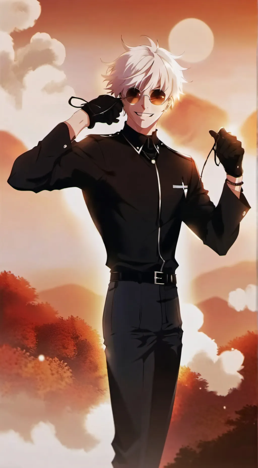 ai character: Satarou Gojo background