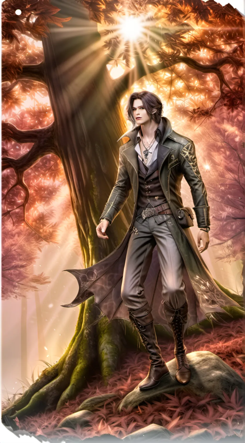 ai character: hunter background