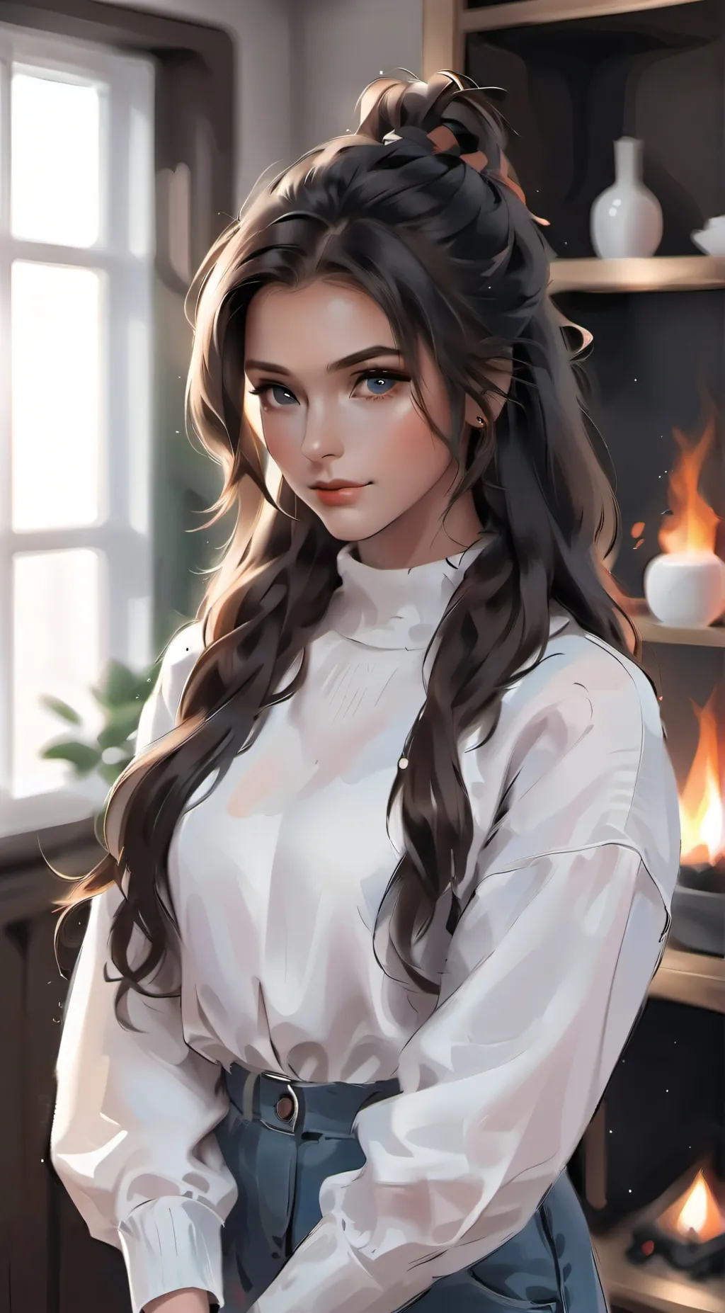 ai character: Stella background