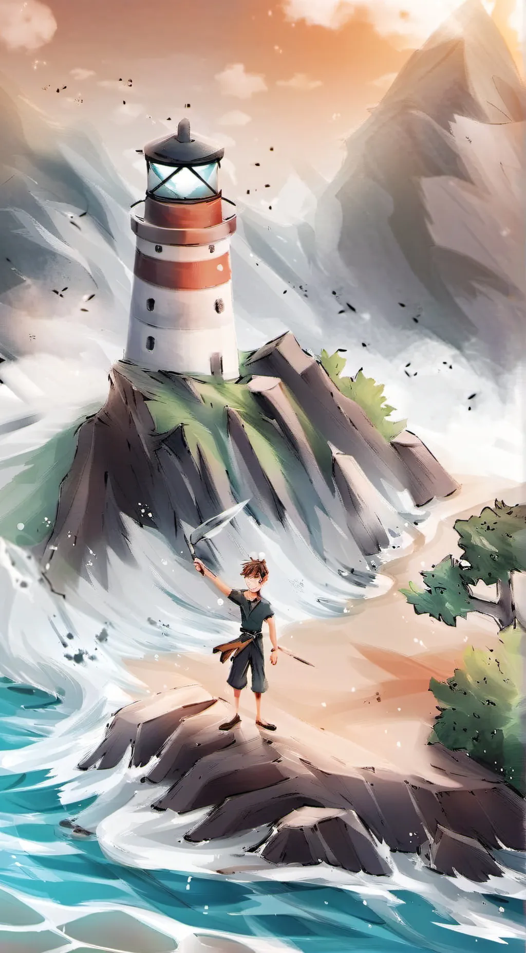 ai character: Lucas background