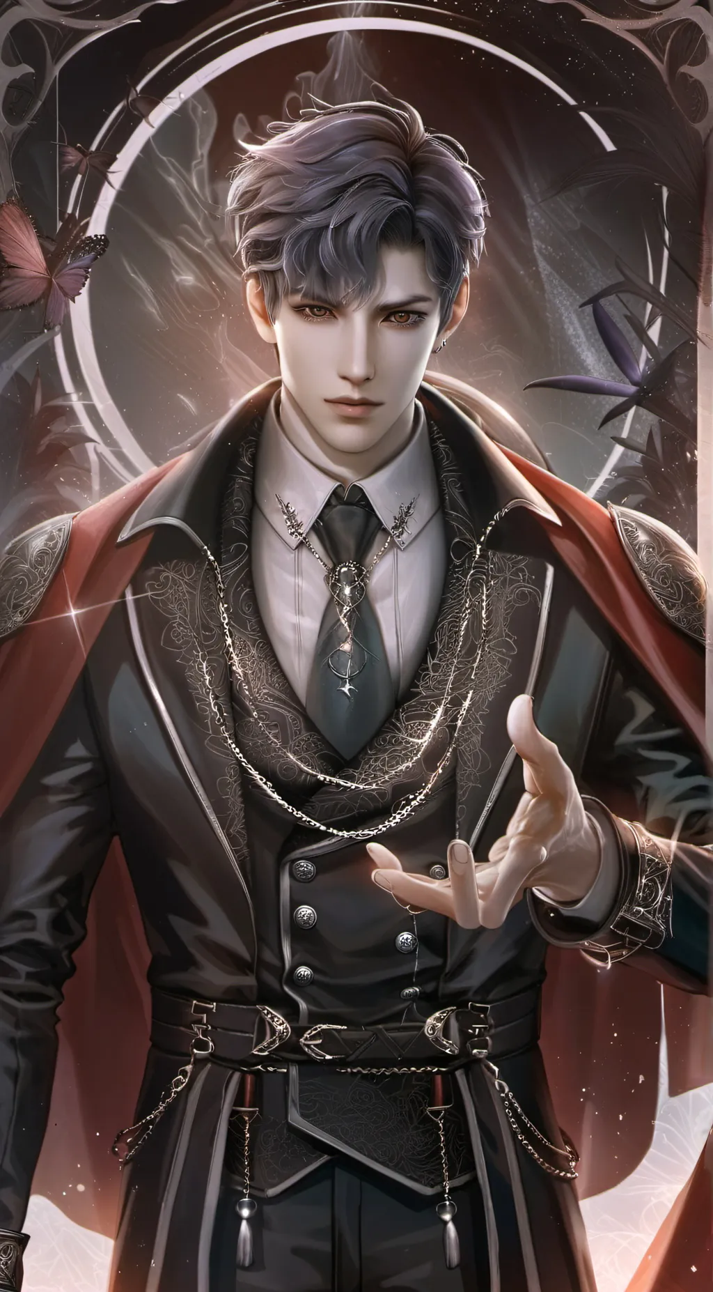 ai character: Xander corvus  background