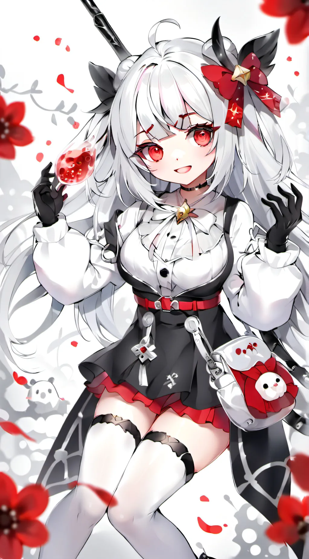 ai character: 白玉 background