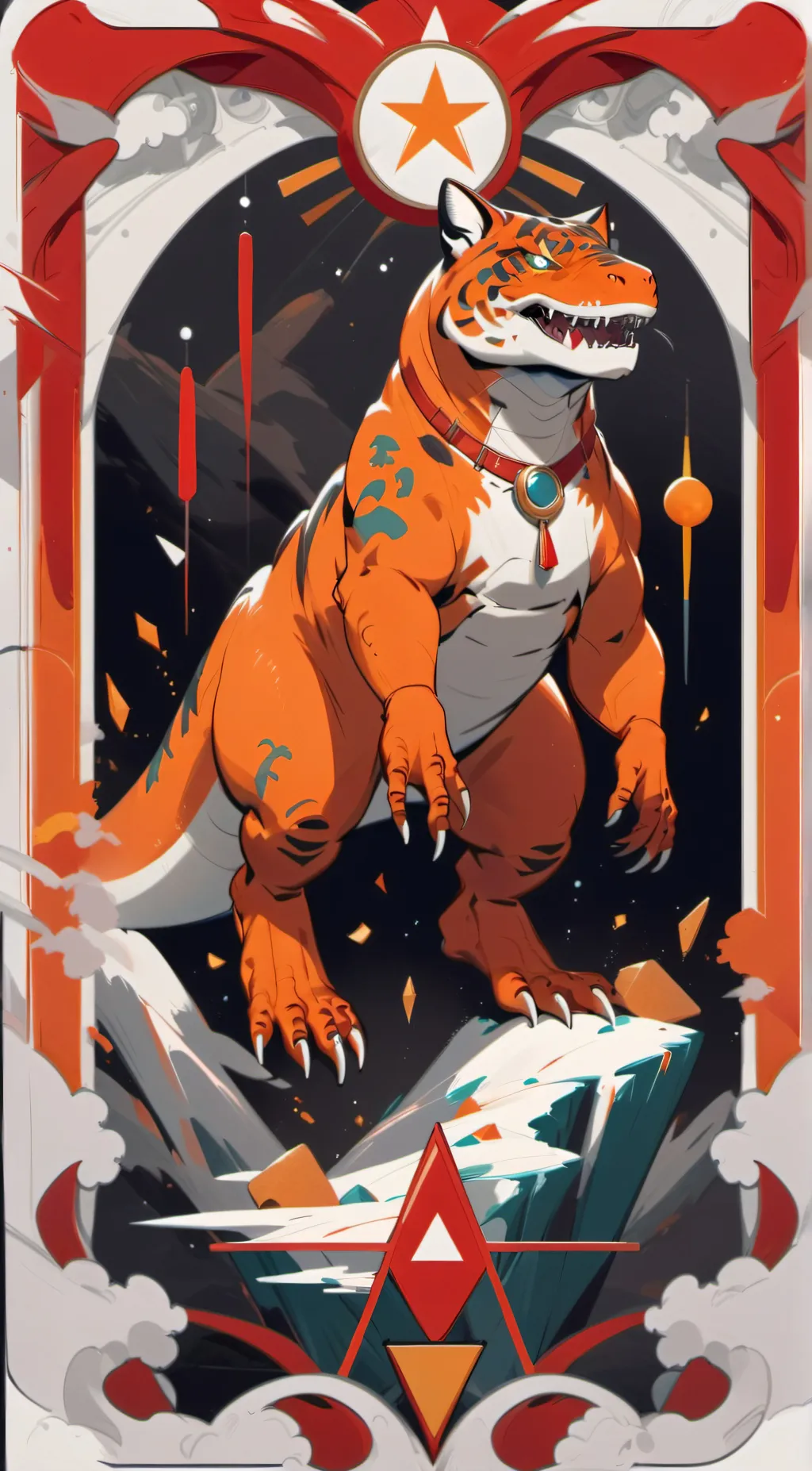 ai character: kittysaurus background